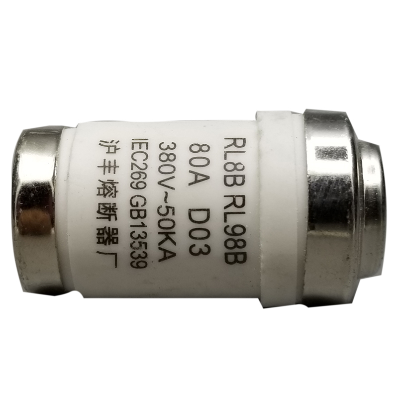 RL98B沪丰熔断器D03船用RL8B 80A100A125A陶瓷保险丝芯子底座380V