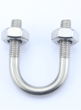 304不锈钢U形螺丝U型螺栓U型管卡 管夹骑马卡子M6M8M10M12M16-M24