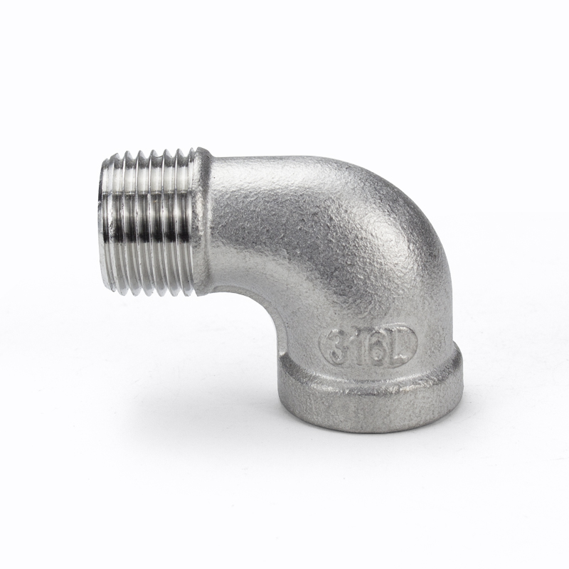 不锈钢内外丝弯头度牙螺