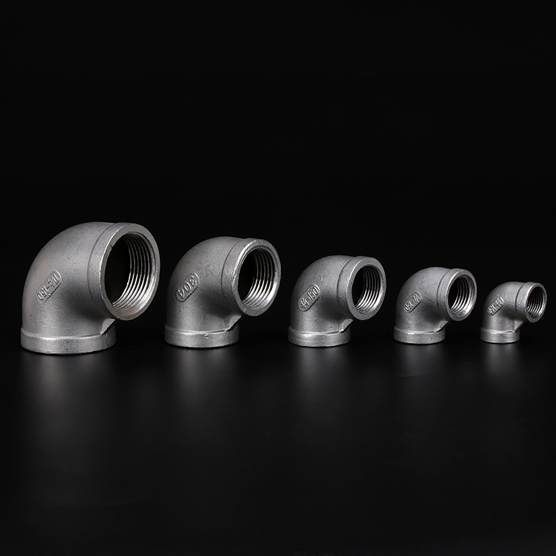 加厚304不锈钢丝扣弯头 内丝弯头 304内牙弯头 90度弯头DN8-DN100