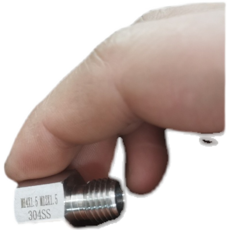 不锈钢内外丝M14*1.5转M12*1.5变径公制内丝接头仪表转换