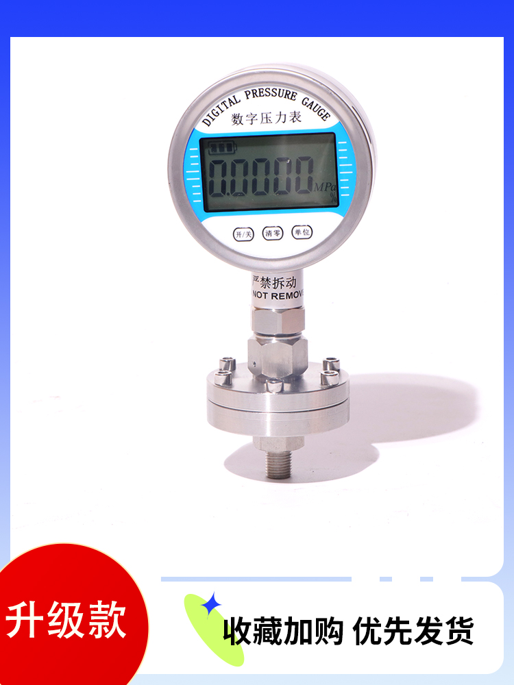 高精度数显隔膜进口压力
