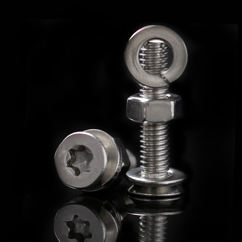 不锈钢沉头内梅花螺丝母