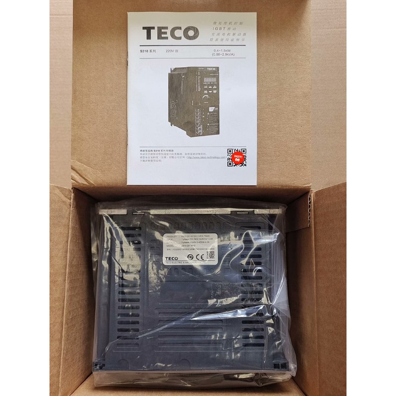 释迦自动化台安变频器 S310-201-H1DC 0.75kW