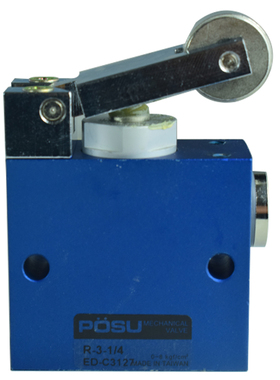 POSU原装台湾气动行程开关气动开关 R-3-1/4微型工具迷你