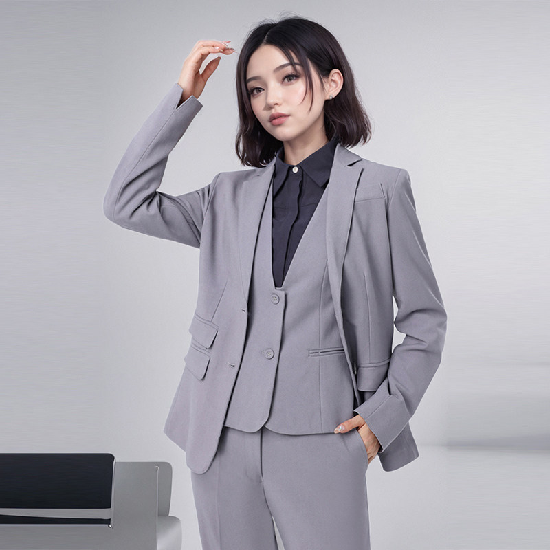 招行新款行服秋冬2024款行服裤子马甲裙子外套西装工作服