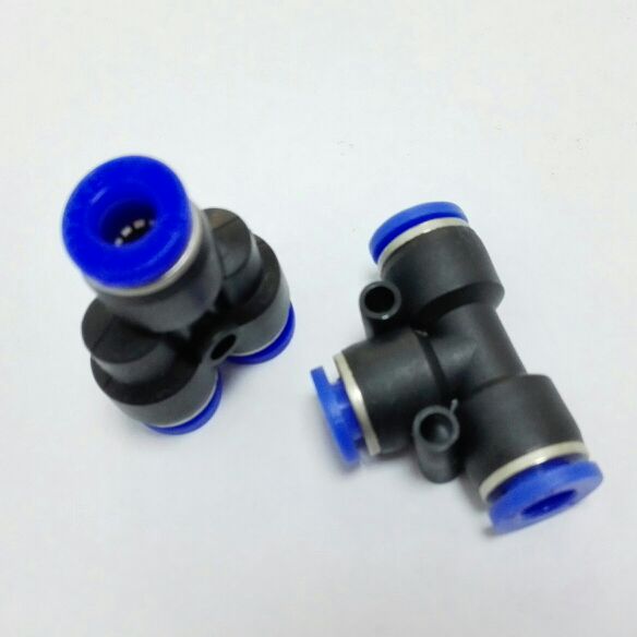 型气管三通接头塑料快插