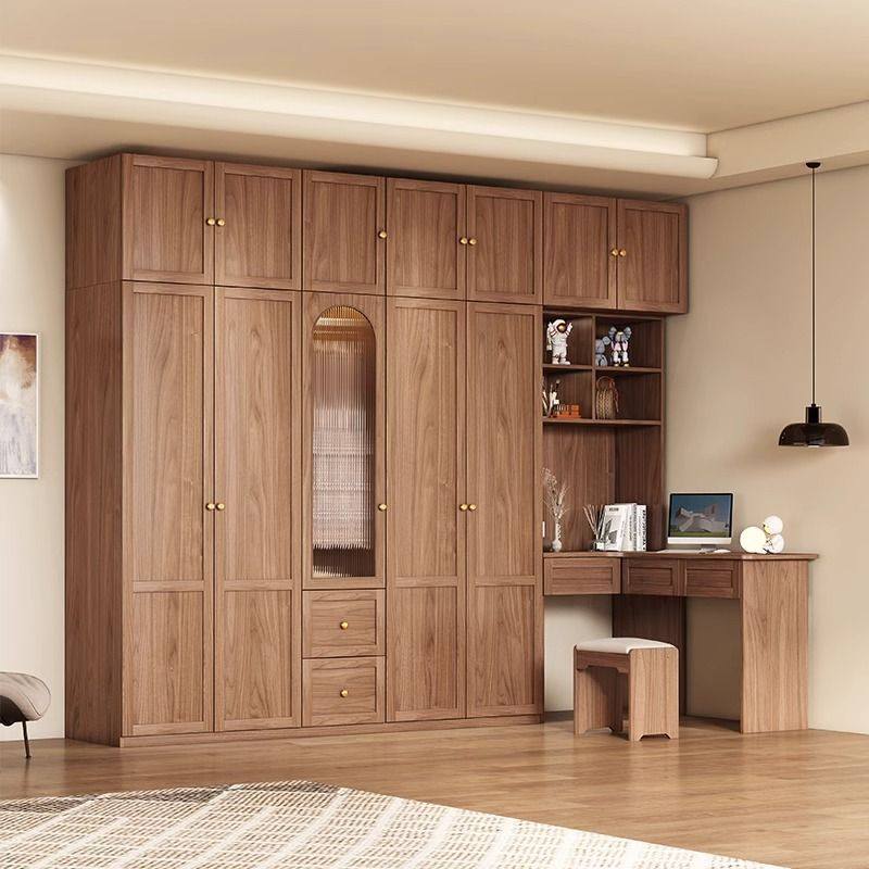 新中式衣柜三门四门衣柜带书桌妆台一体卧室家用小户型组合衣柜,搬运/仓储/物流设备,其他起重搬运设备,淘宝优惠券,粉丝福利购,淘宝优惠卷