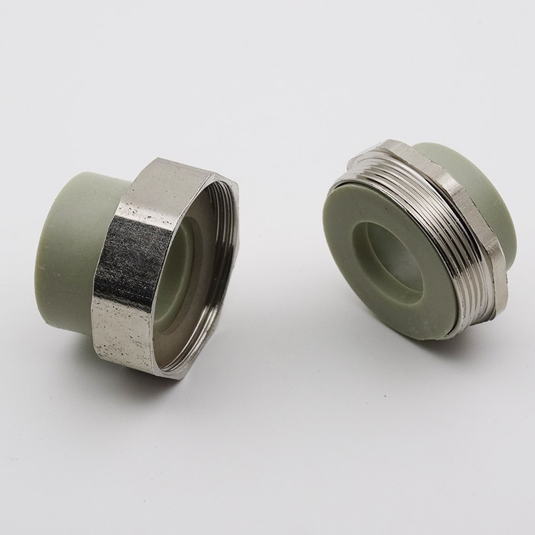 PPR双头活接4分6分1寸PPR水管双头热熔活接20/25/32PPR焊接铁活接