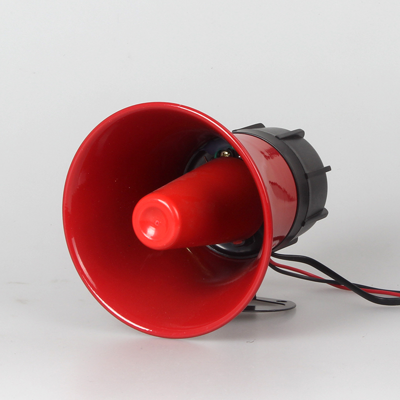 中厦红色喇叭配喊话器电
