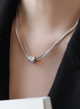 不掉色~项链高级轻奢女