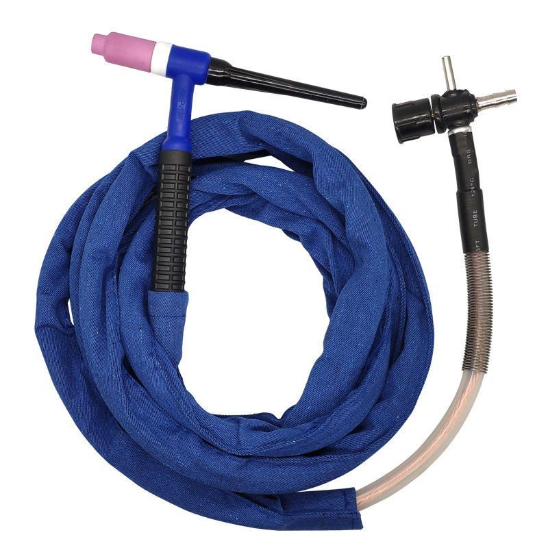 氩弧焊土把WP17F-1万向枪头划弧氩弧焊枪焊把线十字阀接头简易把