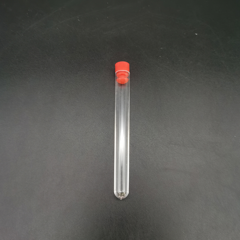 硬质塑料试管带盖塞 放免试管透苯试管样品管 一次性试管密封管