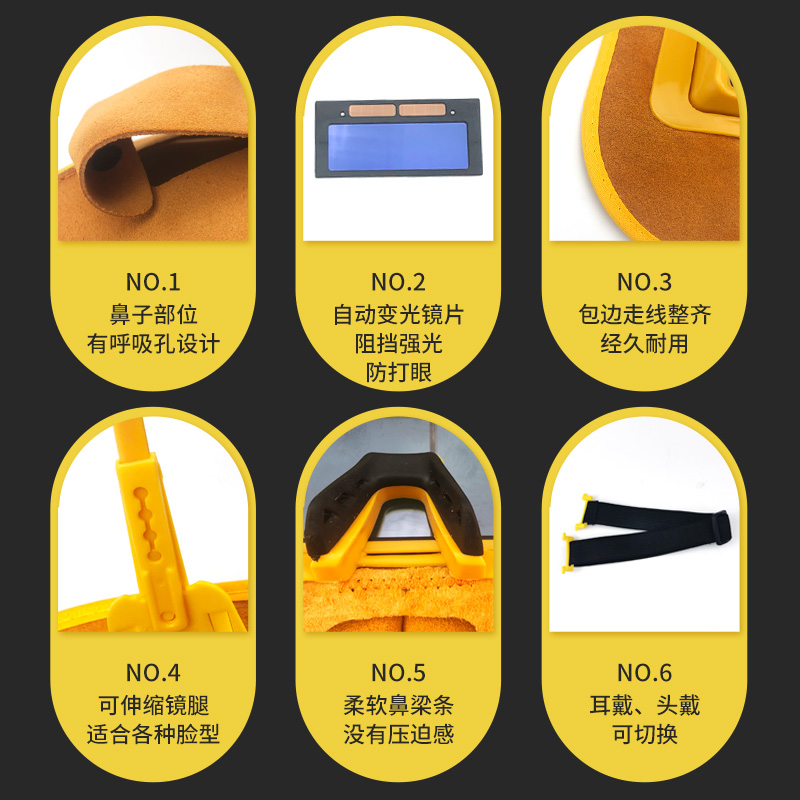 太阳能自动变光面罩电焊