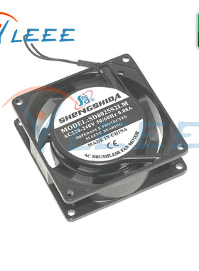 12cm8cm 8025 静音 220V风扇 SF8025AT  机柜交流风扇 80*80*25mm