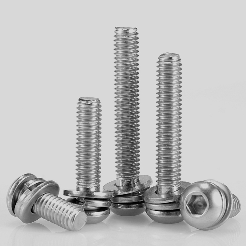 不锈钢圆头内六角三组合