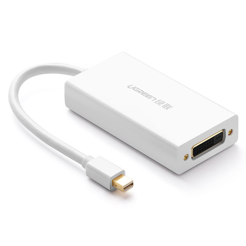 绿联（UGREEN）20417 Mini DP转HDMI VGA DVI三合一转换器 迷你D