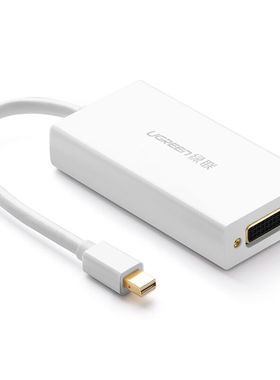 绿联（UGREEN）20417 Mini DP转HDMI VGA DVI三合一转换器 迷你D