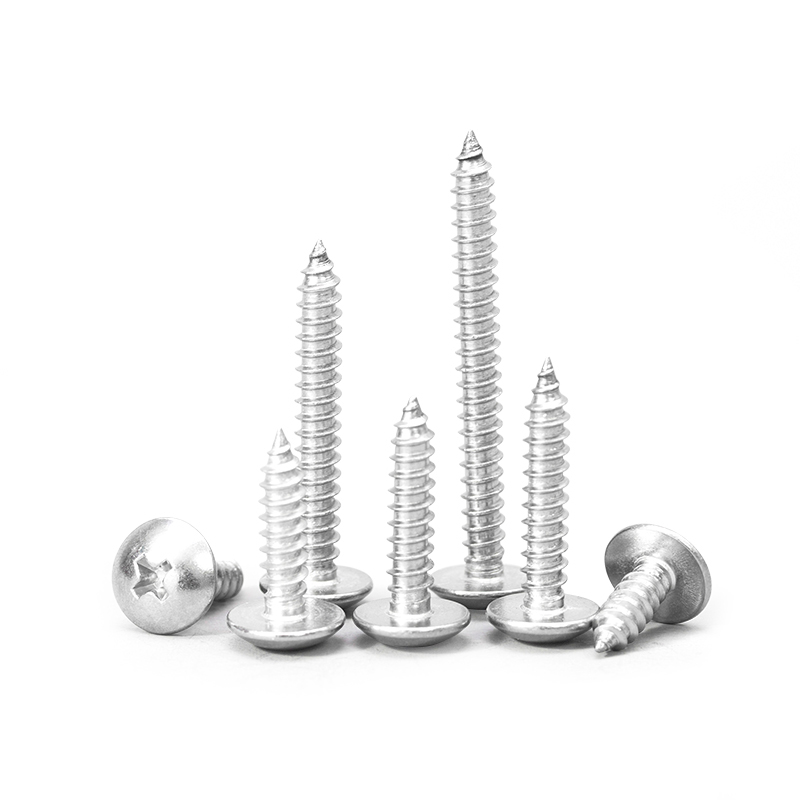 不锈钢十字大扁头自攻螺