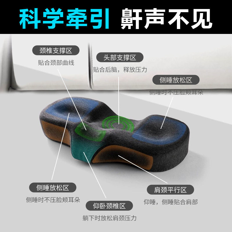 德国防打呼噜专用枕头止神器呼噜消音器男士鼾睡觉成人睡眠防噪音