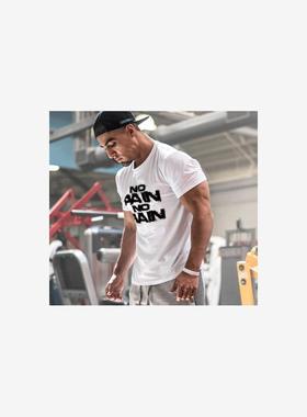 Men Gym Tees Shirt Male Bodybuilding Fitness Truck T-shirt