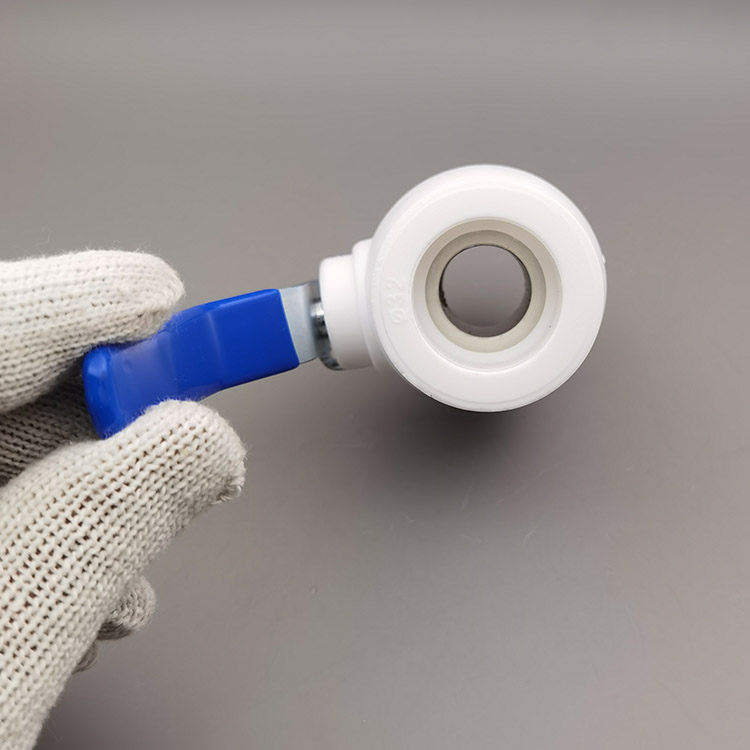 PPR钢芯球阀75 PPR水管热熔铁手柄钢芯球阀90 PPR阀门110水管开关