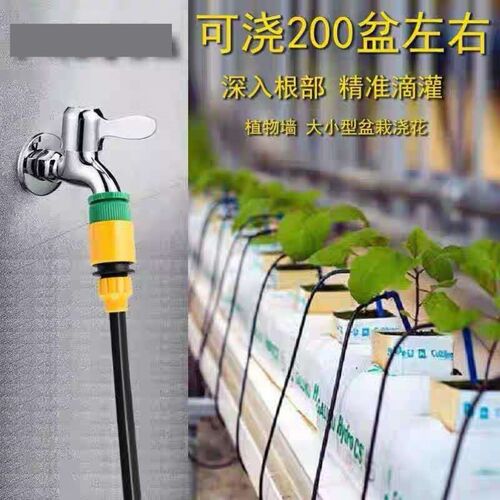 大棚滴灌全套设备滴灌设施滴灌带农用滴水施肥器滴灌花圃盆栽浇花