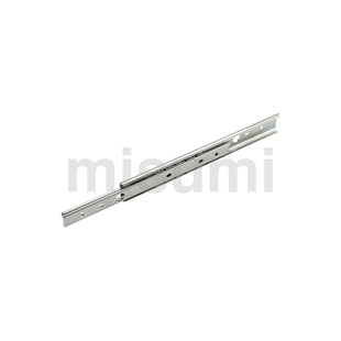 两段抽拉型 2个装 轻载型 SRY27200 米思米经济型线性滑轨