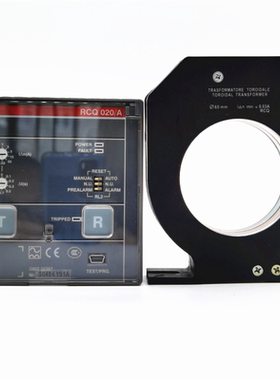 ABB漏电继电器 RCQ 020/A TOR CL60mm 415VAC剩余电流断路器保护