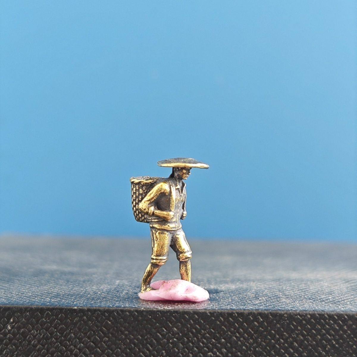 黄铜上山采药农夫背篓古人物奇石假山盆景鱼缸沙盘枯山水微景造景,标准件/零部件/工业耗材,输送带/传送带,淘宝优惠券,粉丝福利购,淘宝优惠卷