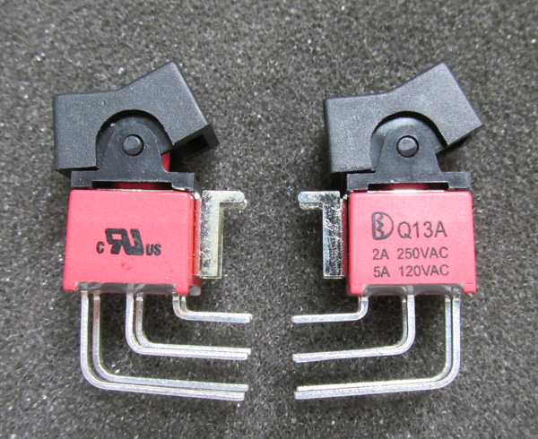 英国产镀银脚翘板开关船