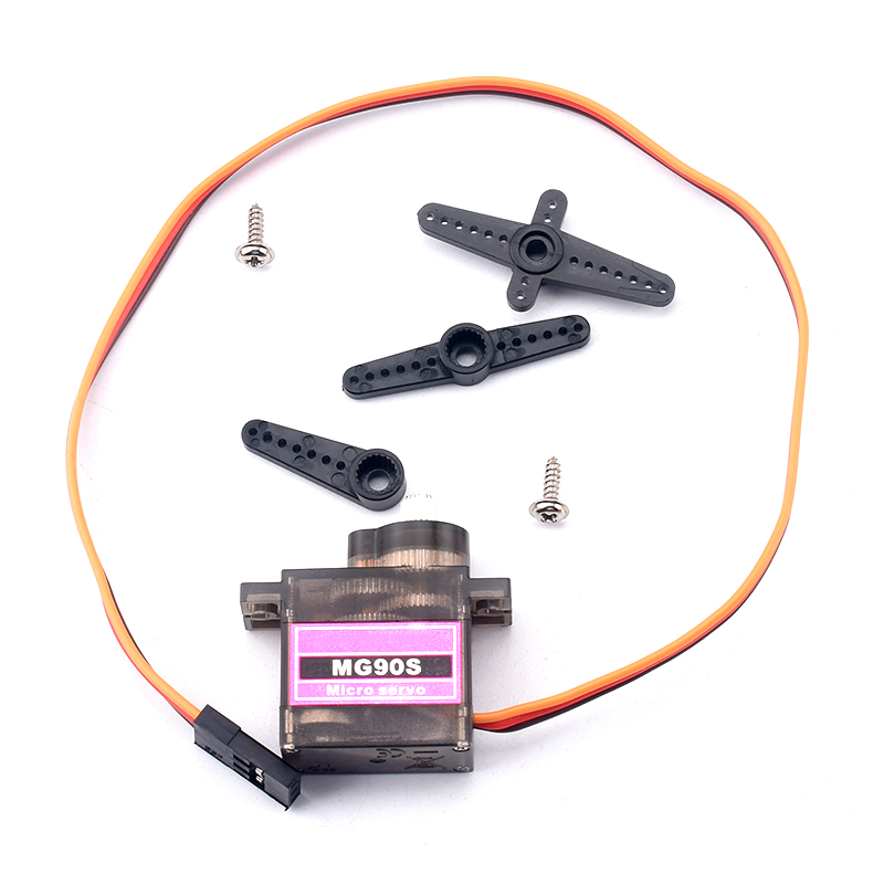 舵机MG90S 14g金属齿轮 倾斜舵机 SG90固定翼遥控飞机机器人马达