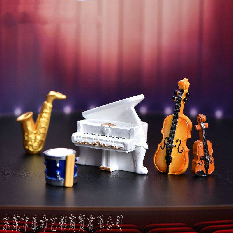 仿真乐器微景观摆件钢琴萨克斯中国风古筝琵琶二胡大小提琴吉他盆,畜牧/养殖物资,畜牧/养殖器械,淘宝优惠券,粉丝福利购,淘宝优惠卷