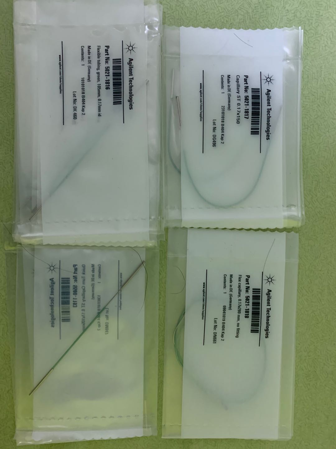 议价安捷伦锈管毛细管号5021-1816、5021-1817、5021-1818