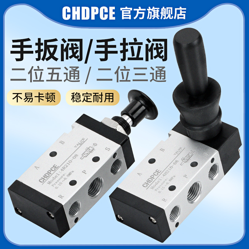 4H/4R210-08手板阀3H/3R210-08手拉阀3H/3R310-10气动3H/3R410-15