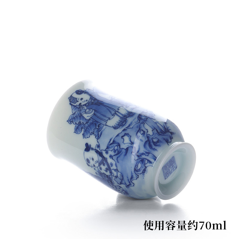 栖凤居青花手绘五子闻香杯70ml景德镇陶瓷喝茶家用品茗杯中式茶具,ZIPPO/瑞士军刀/眼镜,酒具,淘宝优惠券,粉丝福利购,淘宝优惠卷