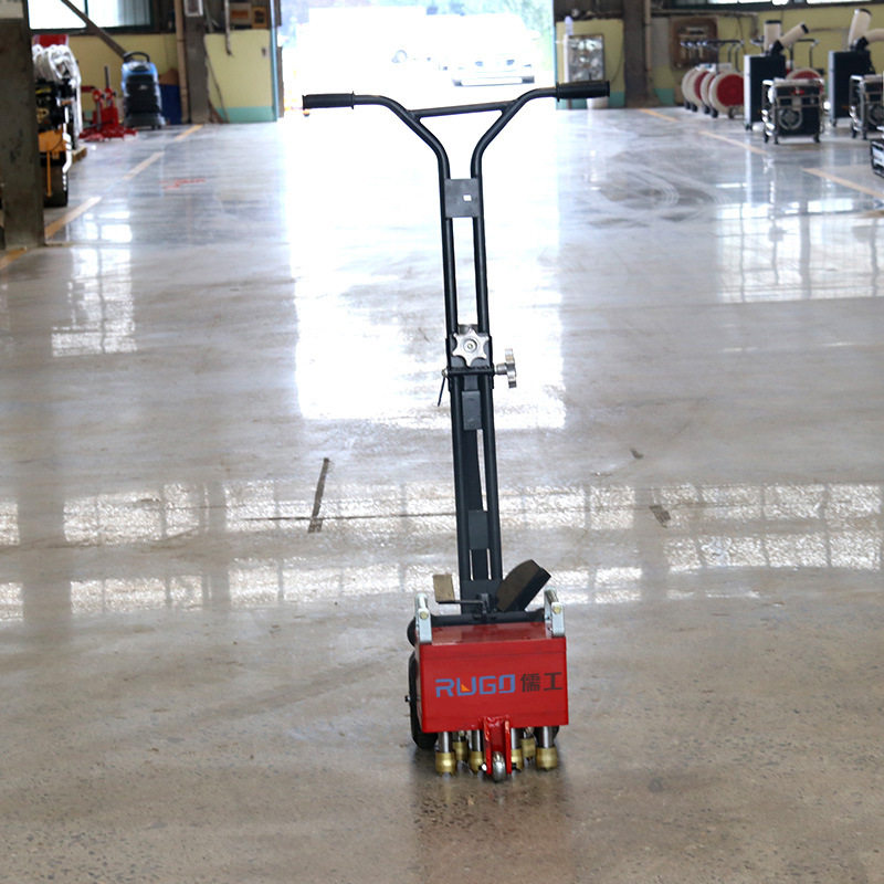 手推式地面凿毛机水泥道路液压手推路面铣刨机小型电动柴油拉毛机