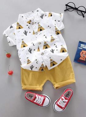 Boy's summer wear suit clothes - cartoon cute childr