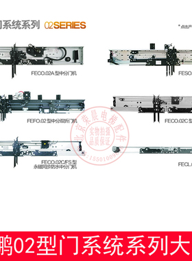 展鹏01型门机 FECO.02 FESO.02 FEFO.02 A 中分 双折 旁开 永磁机