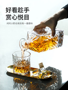 玻璃威士忌酒瓶子空瓶高档家用醒酒器带盖洋酒分酒器高颜值酒樽