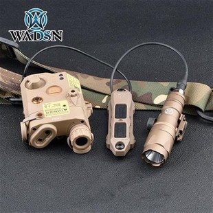 户外peq15单绿激光盒多功能镭射指示器m600c强光战术手电筒电池盒