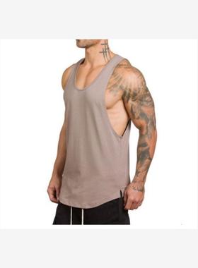 Sports running vest sleeveless shirt men's运动背心无袖衫男式