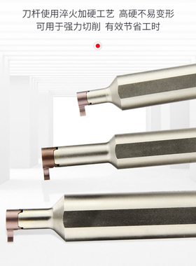 小内孔逗号挖槽刀数控切槽刀杆镗孔刀杆大切深切断刀MB内槽车刀片