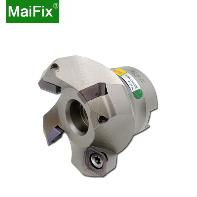 数控车间度面铣刀盘平削