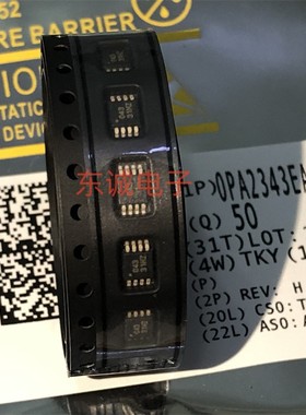 TI系列 OPA2343EA OPA2343EA/2K5 运算放大器 封装MSOP8 全新原装