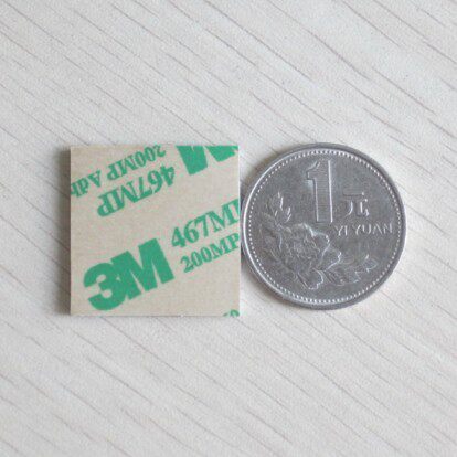 3M 进口硅胶片 3M矽胶片 3M导热胶贴 25mm*25mm*0.5mm 双面背胶