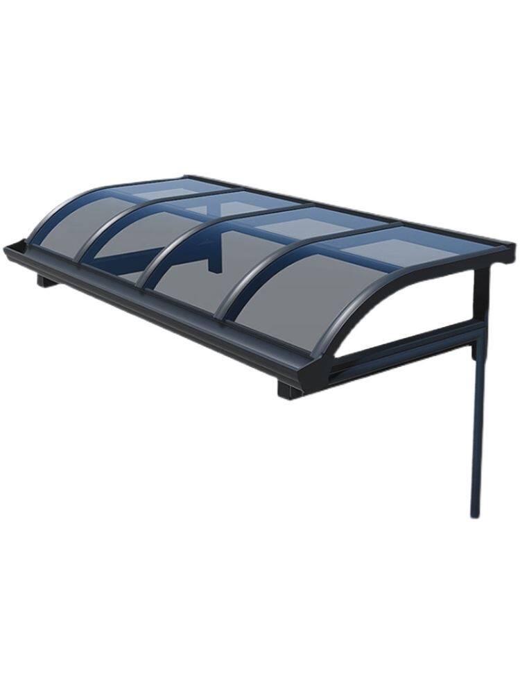 别墅阳台屋檐家用农村户外防雨小院子门头雨搭遮阳光棚铝合金雨棚