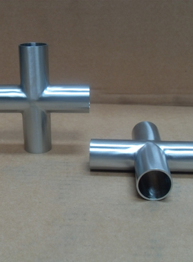 30不锈钢卫生焊接四通抛光 Sanitary welding Four links