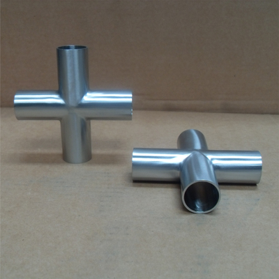 30不锈钢卫生焊接四通抛光 Sanitary welding Four links