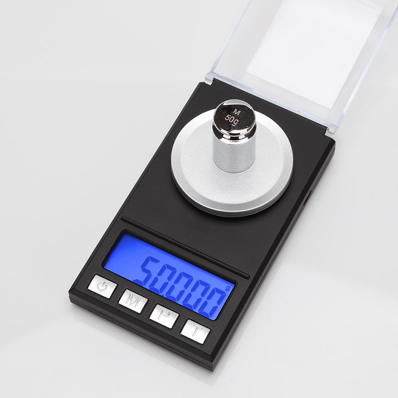 迷你便携电子秤0.001g黄金钻石珠宝秤微型口红精密毫克天平克拉称